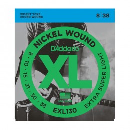Струны для электрогитары D'Addario EXL130XL (8-38)