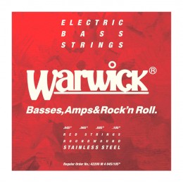 Струны для бас-гитары WARWICK 42200 Red Label Stainless (45-105)