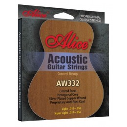 Струны для акустической гитары Alice AW332L (12-53)